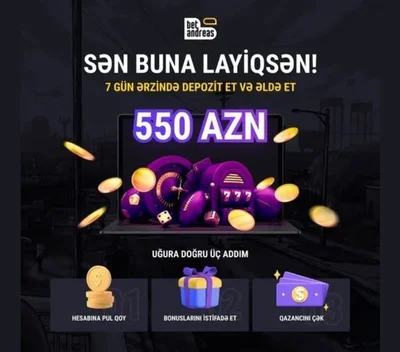 Betandreas promosiyaları və sərfəli bonus sistemi